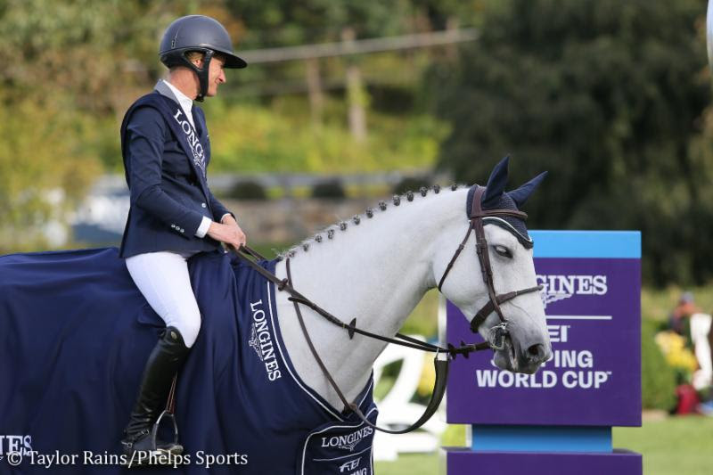 Molly Ashe Cawley and D'Arnita won the $204,000 Longines FEI Jumping World Cup New York CSI4*-W at the American Gold Cup in 2018.