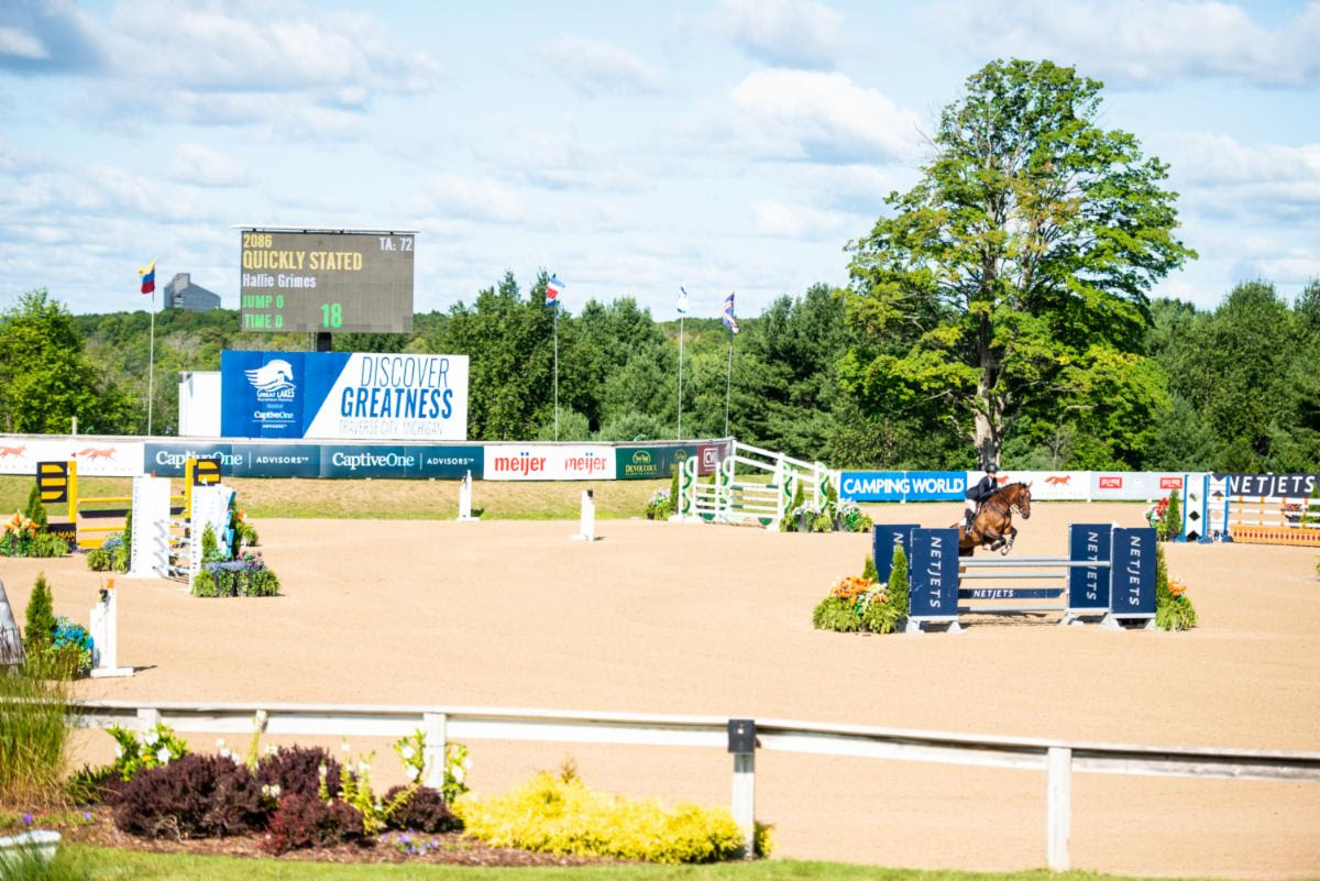 The 2020 course designers will create track for classes in the Grand Prix Ring. Photo: Dani Mac Photography